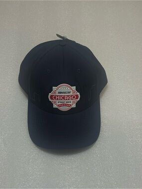 NASCAR Chicago Street Race Weekend Navy Baseball Cap Limited Edition